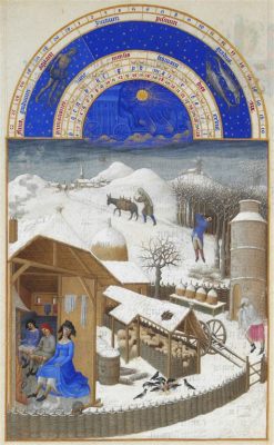 Les Très Riches Heures du Duc de Berry - Ett Visuellt Spektakel av Medeltida Religiös Fördjupning och Överdådiga Detaljer!